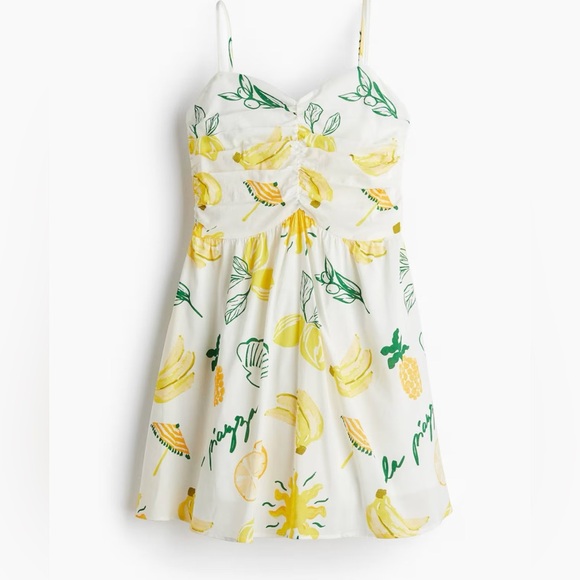Printed Strappy Dress by H&M  - NWT szL - Picture 6 of 9